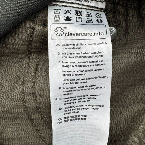 EDC Esprit Women's 8 Hunter Dark Green Jeans Slim Skinny Stretch Pockets Vintage - Picture 4 of 8